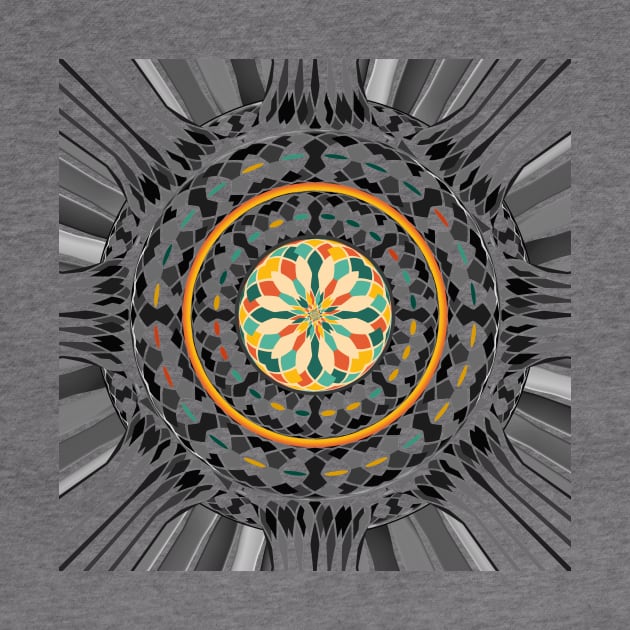 High contrast mandala by Gaspar Avila